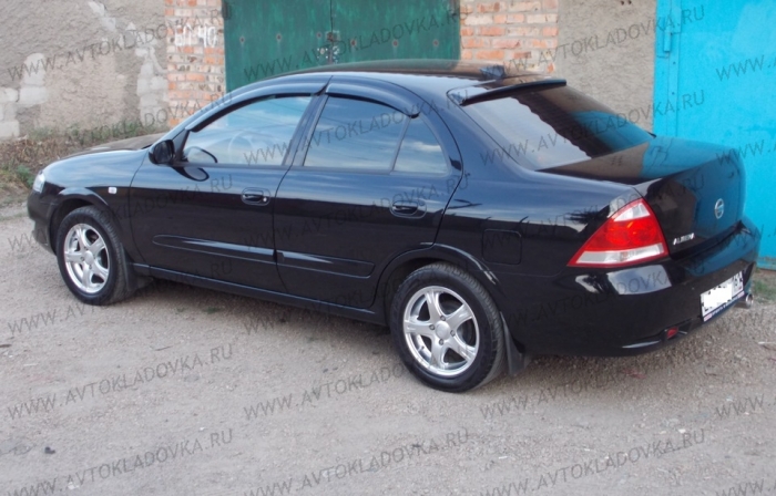 Лип спойлер Nissan Almera G15